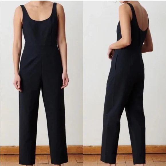 ADAY Power Suit Jumpsuit Black Pockets Extra Small - Picture 7 of 7